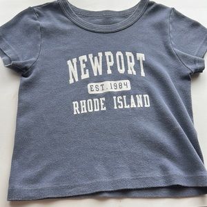 Newport Cropped tee